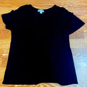 MORAL FIBER black short sleeve tee
